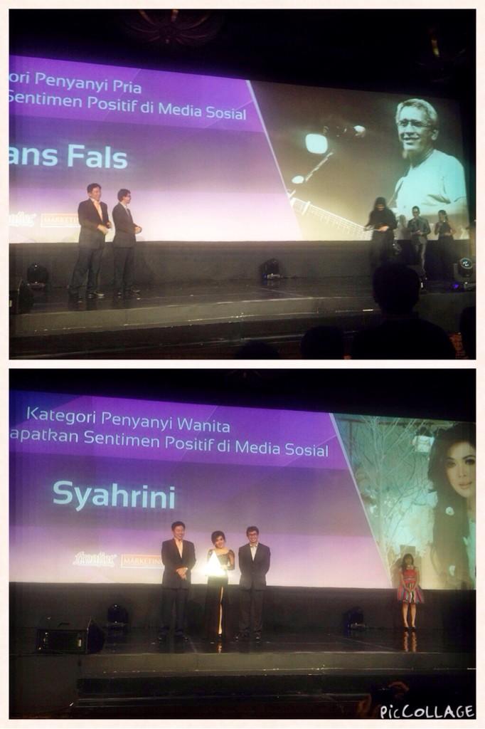 Official_SYR's tweet photo. yeyeye congrats darling @PrincesSyahrini :* menang di Social Media &amp; Digital Marketing Award 2014 @pupuuw @Reindhy http://t.co/l69eiFcEgC