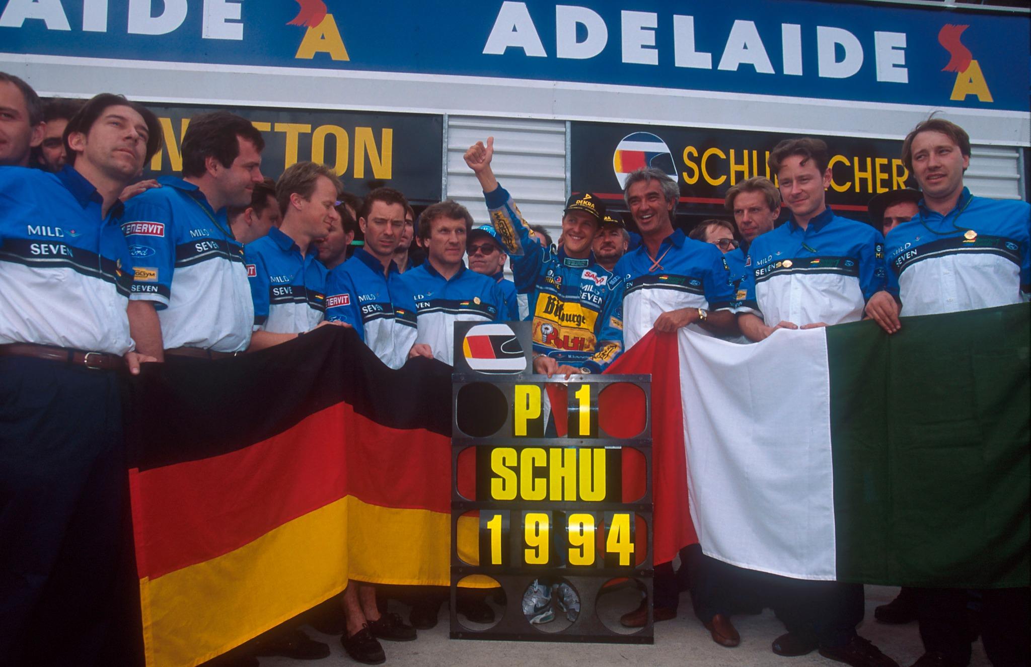 Michael Schumacher, 1994, fot. Alpine F1 Team (daw. Benetton 1994)