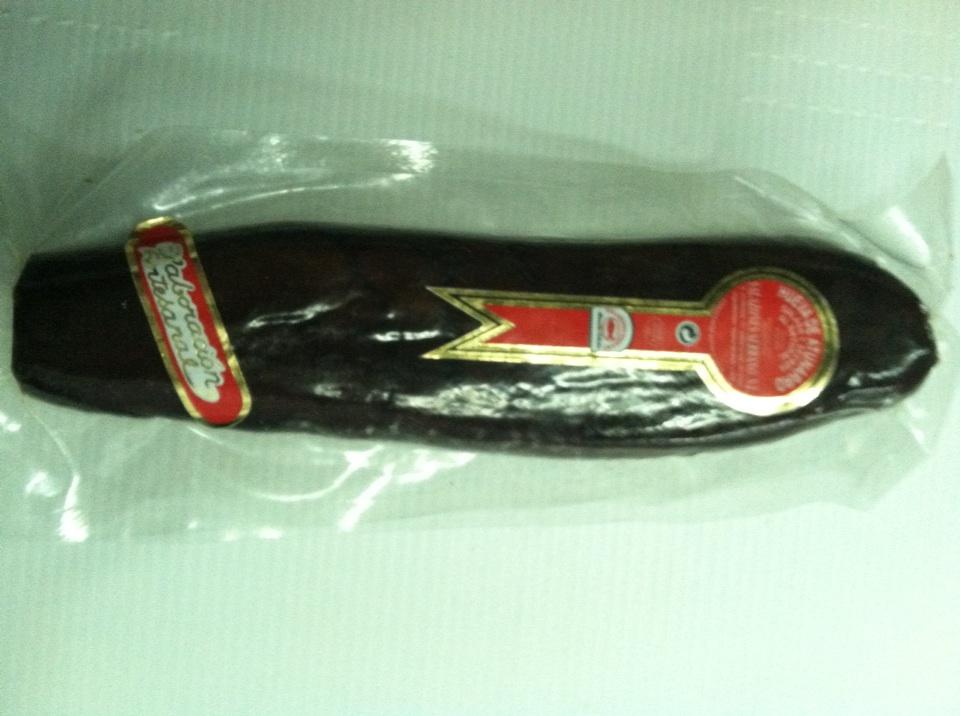 NCfinestfish's tweet photo. Tuna bottarga from Atlantic bluefin tuna. Made in Spain.  Dried and cured in sea salt. http://t.co/N3v80EHaqi