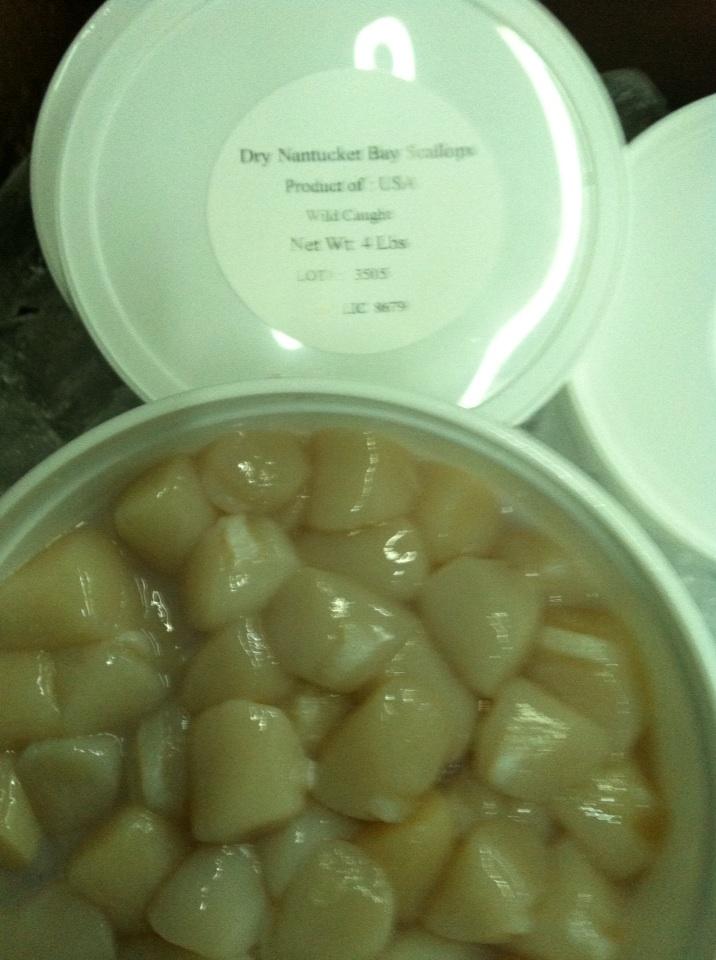 NCfinestfish's tweet photo. Nantucket bay scallops. These are as good as it gets. Get them while you can http://t.co/B8JCQq8tXp