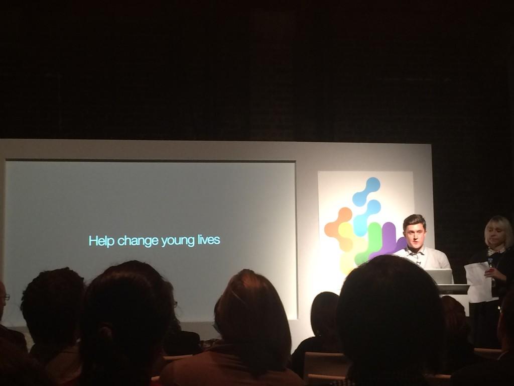 jameseder's tweet photo. Great to hear case study #fom2014 @PrincesTrust 'help change young lives.' They helped @thebeansgroup start! http://t.co/7pSm6fek72