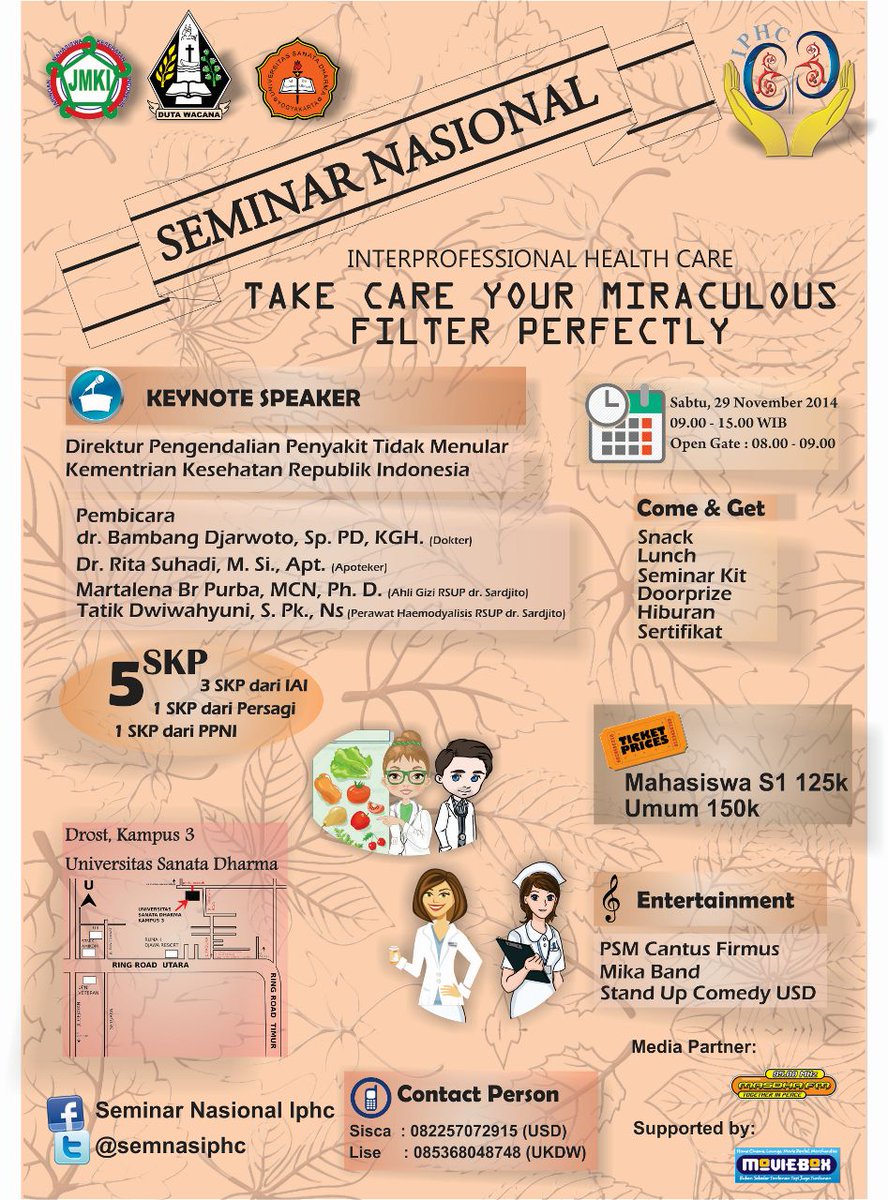 @FSMA_13 <a href="/FSMB_13/">Fsm B 2013</a> <a href="/FSMC13/">FSM C 2013</a> <a href="/FSMD_13/">Farmasi D USD 2013</a> 29/11/14 09.00 Seminar Nasional JMKI Interprofessional Healthcare | 125k |