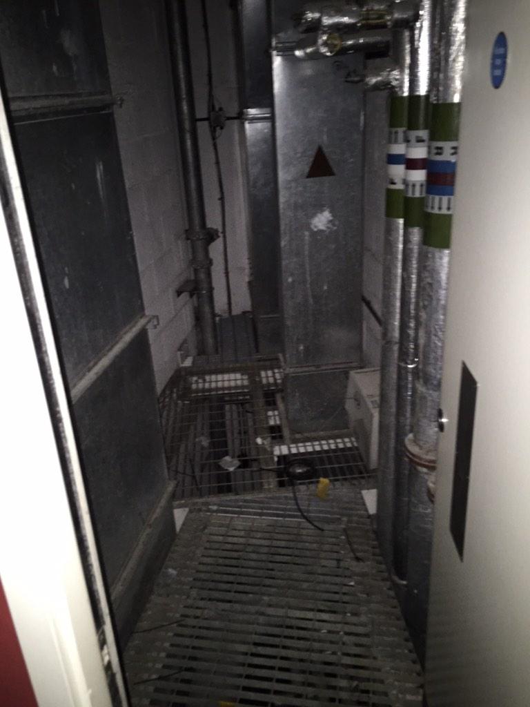 danielhowell's tweet photo. i noticed there was an unlocked door on the other side of the toilet cubicle i was using so i opened it and OK WTF http://t.co/875Arc9HlP