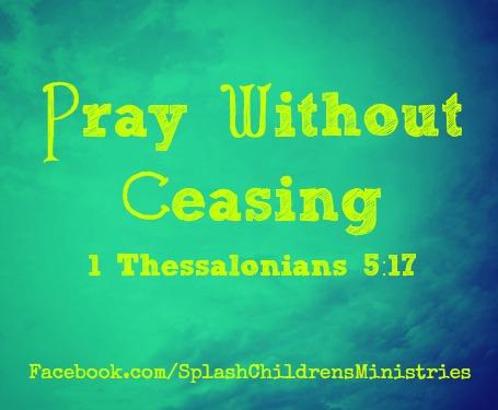 CWCSPLASH's tweet image. Prayer is a skill that we have to learn. Be sure to practice each day!  P=