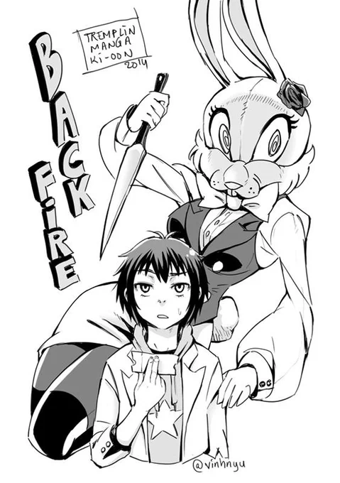 Fanart tremplin manga  Back Fire  Anger's Game!  