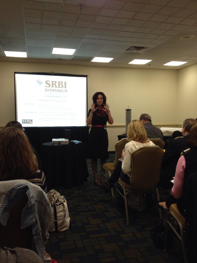 ctserc's tweet photo. Michelle LeBrun-Griffin (@mlgserc) is our #CT #SPDG coordinator. She's presenting at #srbi14 on #progressmonitoring. http://t.co/SPH5485hMu