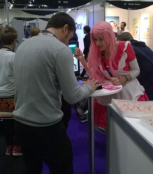 Blacksmith_Apps's tweet photo. Met some fantastic folk at #AppsWorld2014 and the people we spoke with all seemed to really love our game PoP! http://t.co/sTsxmEyi4H