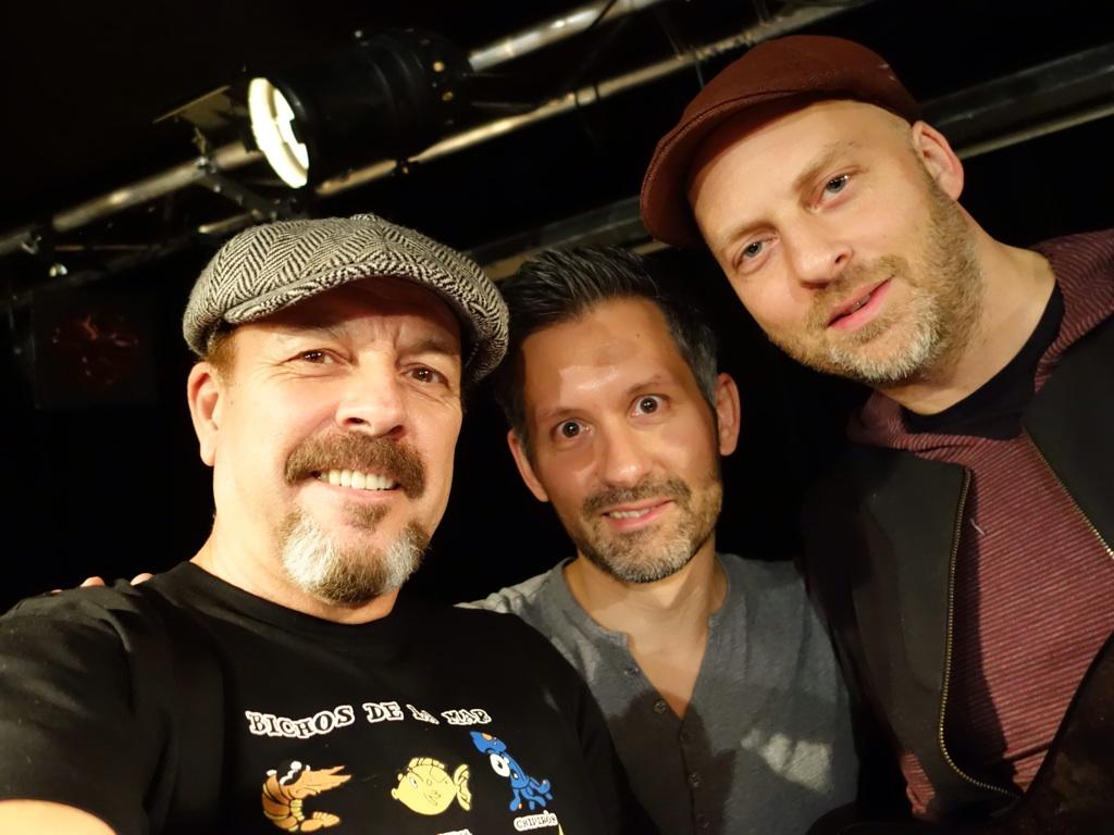 Wolfgang Zwiauer bajo y Andi Pupato percusión excelentes músicos,grandes personas