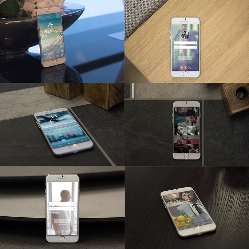 Check our new #iPhone 6 #mockup set! A total of 6 high quality PSD files. Available for #free! goo.gl/5cKiWg