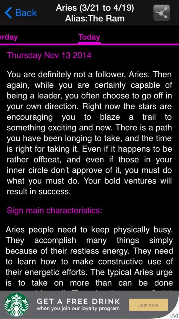 _robinsparkle's tweet photo. The Stars have spoken 😁🙌✨🌟💫 #aries #queenaries #bowdown #bitches http://t.co/8PyrdkxeP4