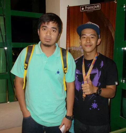jesseargente's tweet photo. Francis M. with Gloc 9. http://t.co/49kEQ2lWGL