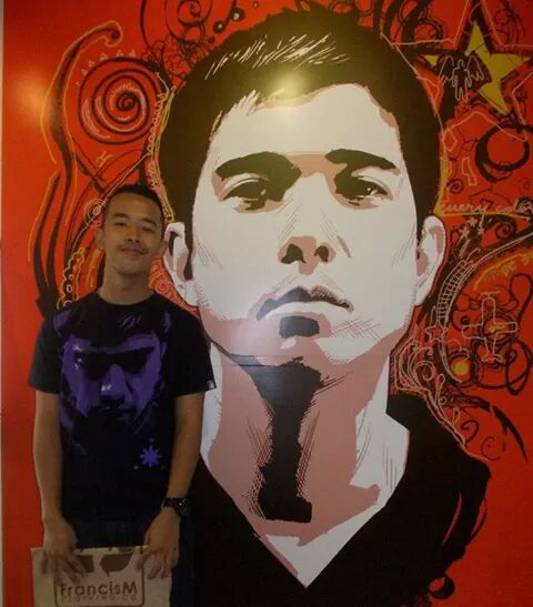 jesseargente's tweet photo. Francis M. with Gloc 9. http://t.co/49kEQ2lWGL
