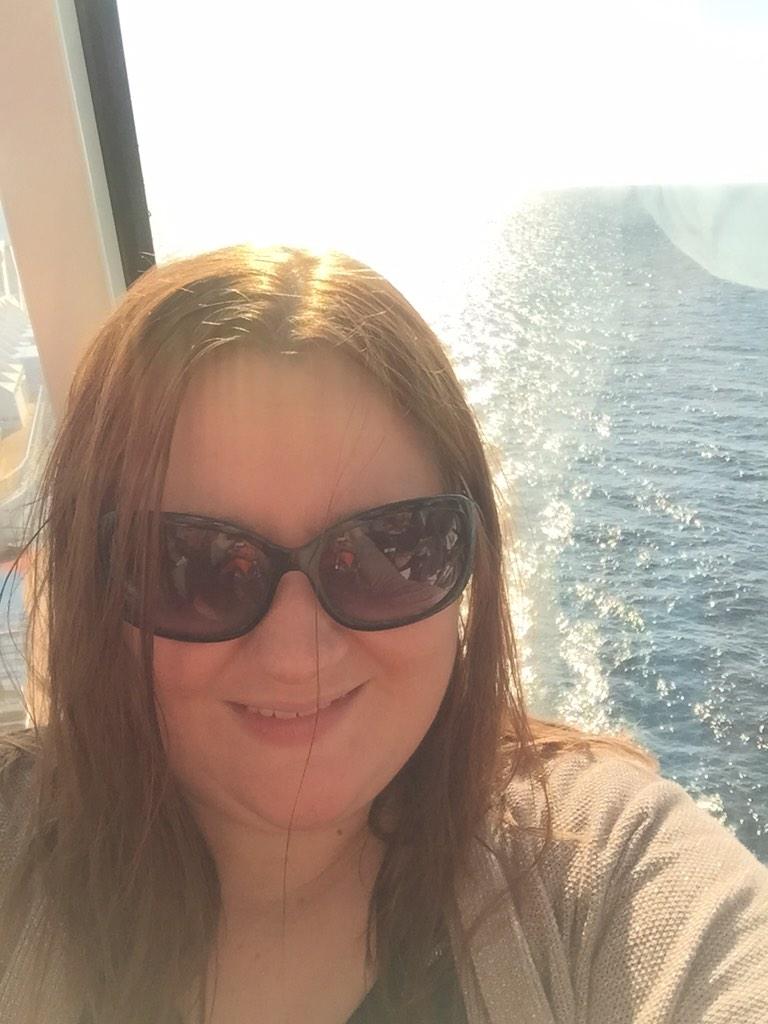 Fun in the North Star...if you're not afraid of heights!  #QuantumOfTheSeas #SelfieAtSea   <a href="/RoyalCaribbean/">Royal Caribbean</a>