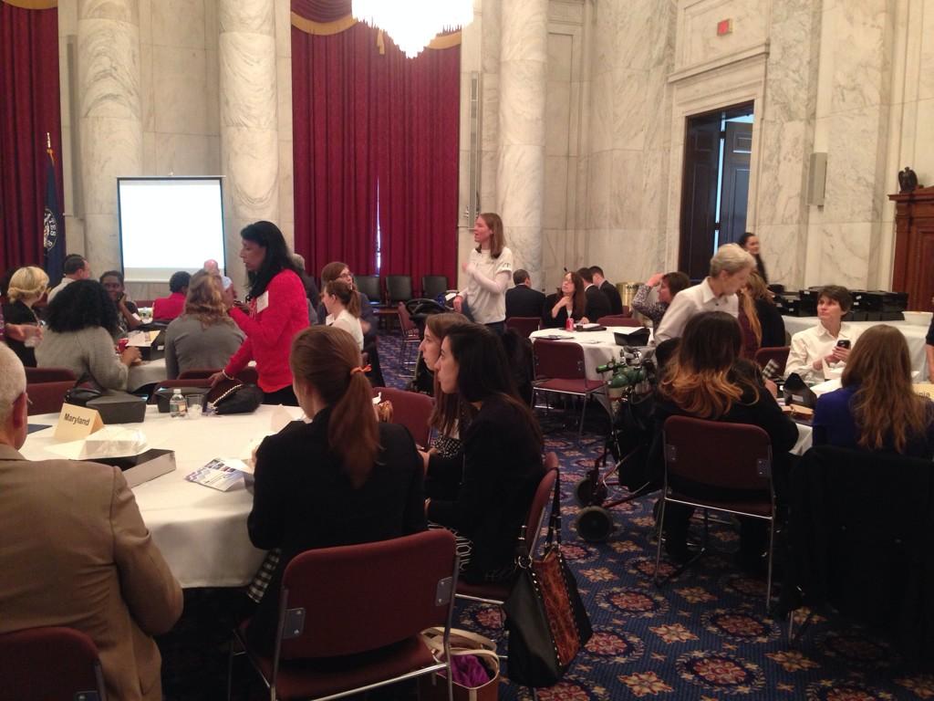 PHAssociation's tweet photo. Lunchtime @ the #Russell building as we gear up to begin the #Congressional luncheon!🍴 #PHAdvocacyDay #HungryForACure http://t.co/SrYrWHqZxZ