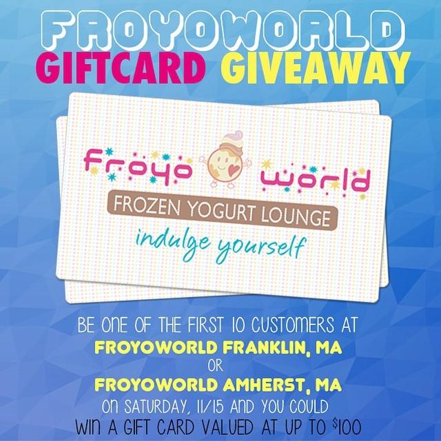 froyoworld's tweet photo. This Saturday 🎈 #froyo #froyoworld #ilovefroyo #ilovefroyoworld #freebie #freegiveaway #... http://t.co/c6mHUjgA6R http://t.co/6marSZYQOW