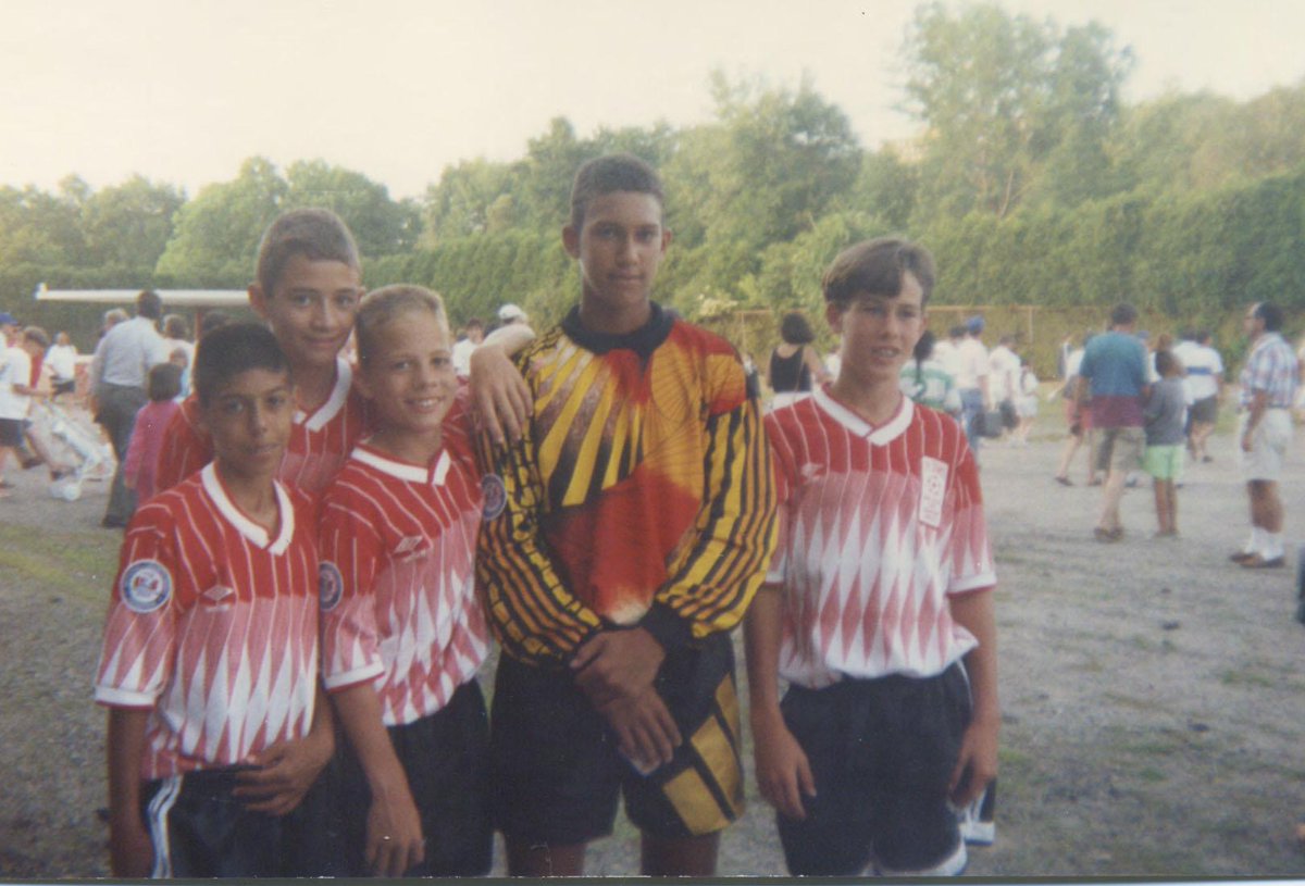 TimHowardGK's tweet image. #TBT Need to find a jersey like that again! lol. Join in &amp;amp; share your childhood sports photos using #PassForSchool.