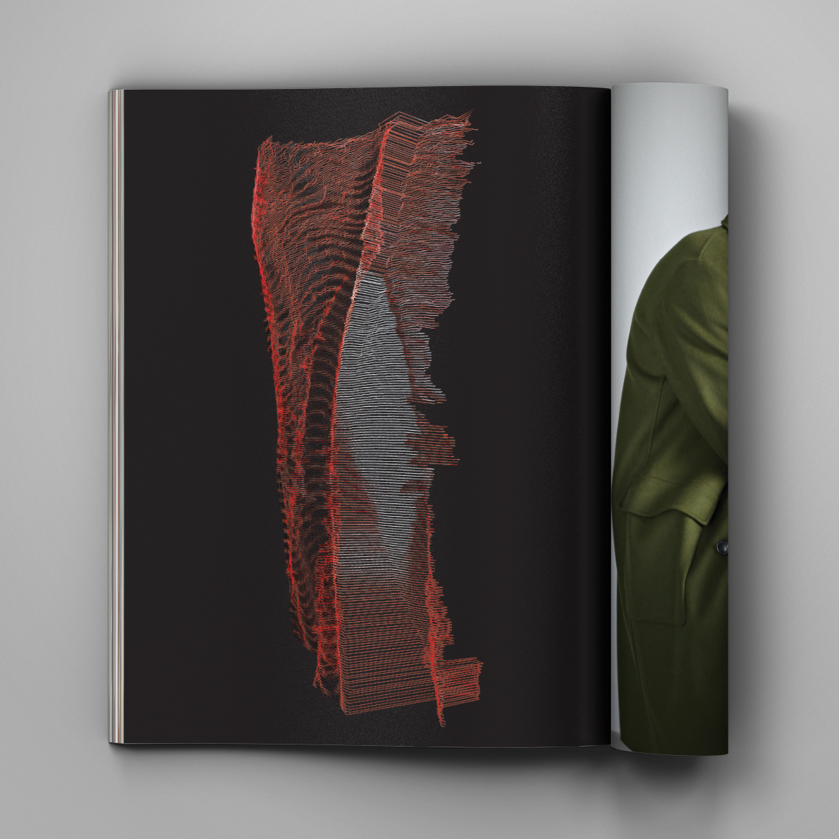 ra___e_____'s tweet photo. METAL Magazine interior page. @Metal_Magazine
#fashion #magazine #lines #3d http://t.co/qVZlYPDpcP