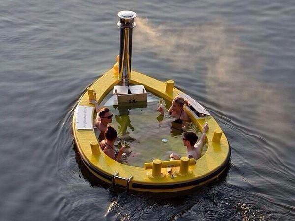 InventionsExtra's tweet image. Bateau jacuzzi à 37° en pleine mer 👌