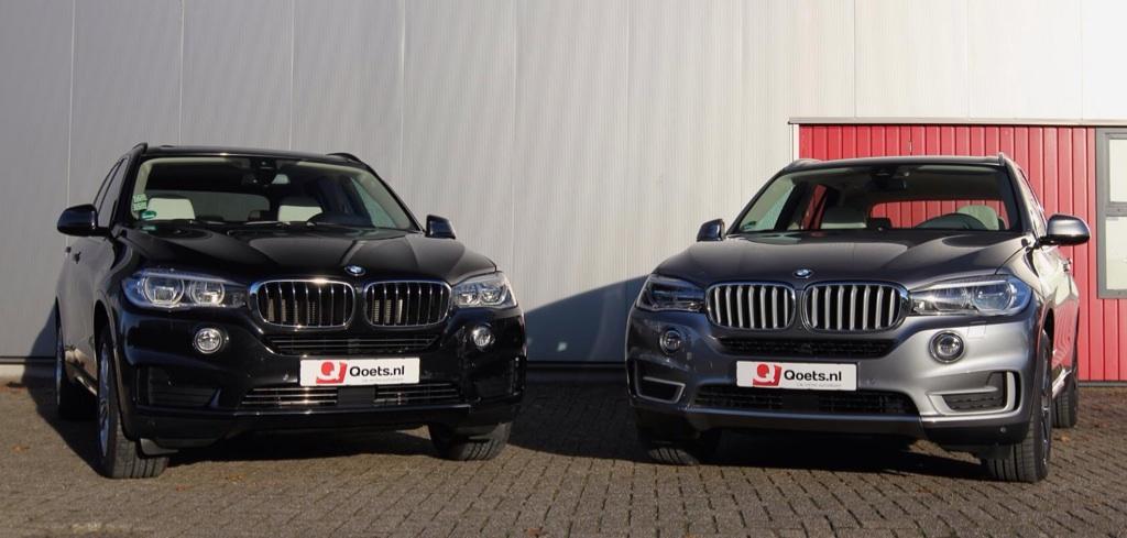 Qoetsnl's tweet photo. Schwarz oder Grau? Twee prachtige BMW X5'en 3.0d xDrive van het nieuwe model op bestelling verkocht. http://t.co/nVAiJWPCgo