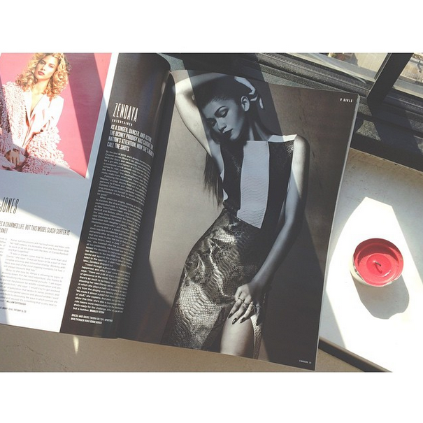 MuuMuse's tweet photo. I wrote about Queen @Zendaya for @VMagazine, out on newsstands today. Go grab it! http://t.co/iwQORMo4bT #V92 http://t.co/QJ3zgDocOc