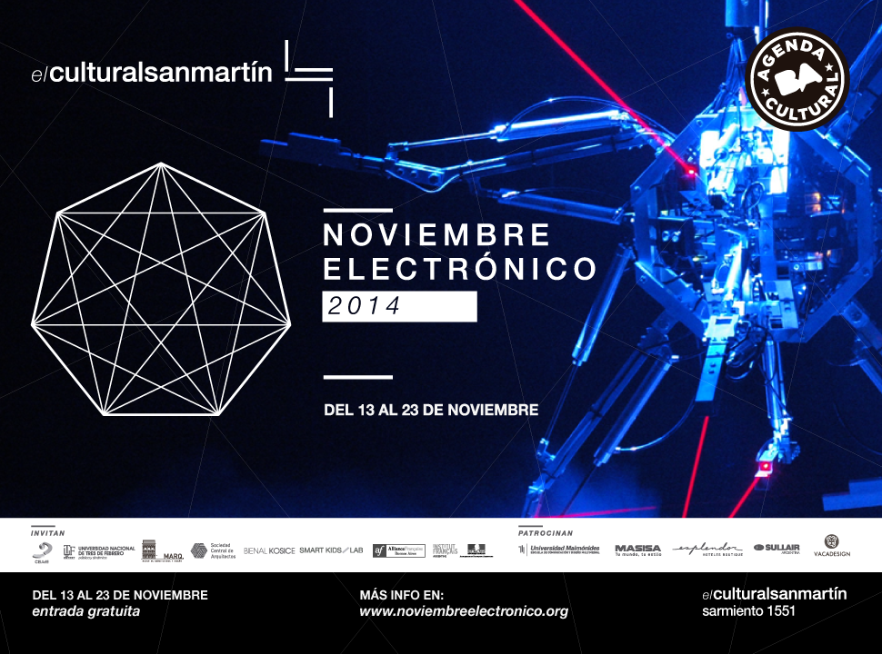 elculturalsm's tweet photo. Ya arranca la Tercera Edición de Noviembre Electrónico. Te esperamos! #NE2014 http://t.co/ZOIUeFTlW2