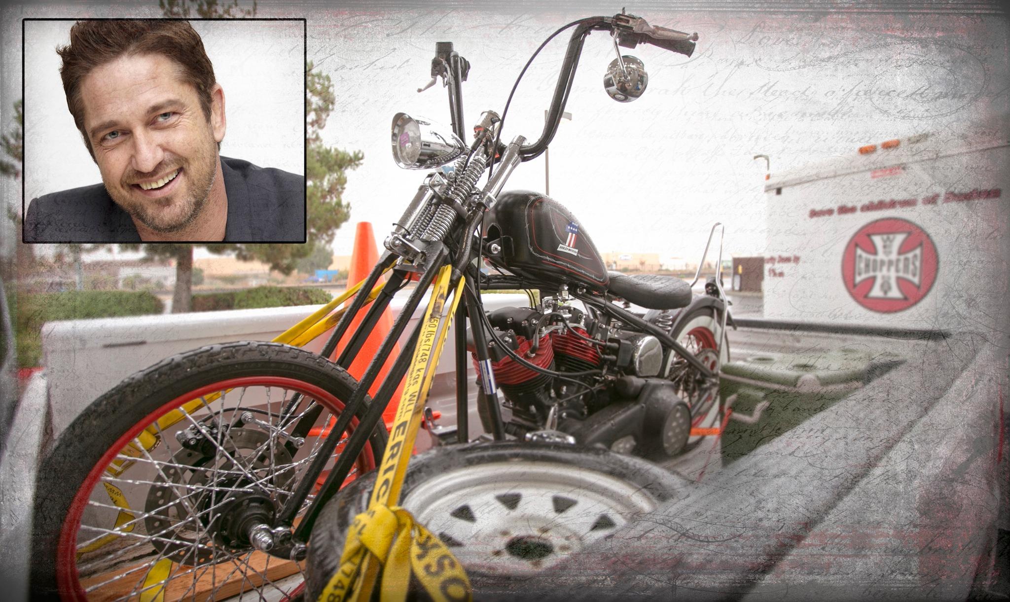 Gerard Butler HAPPY BIRTHDAY! & on your SPECIAL day u gave us a gift U donated your MGP rat bike back 2 our children 