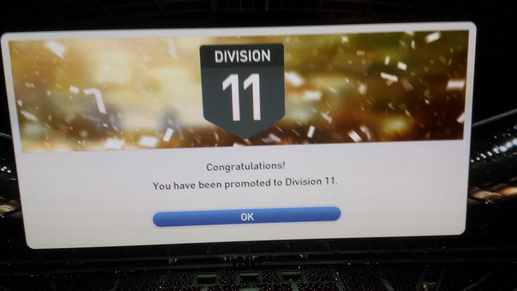 JackoMessi10's tweet image. @Adam_Bhatti Day1, Promotion 1 into Division 11. W6 D1 L3 F20 A14. Having a Ball on PES2015 excuse the pun. #divisons