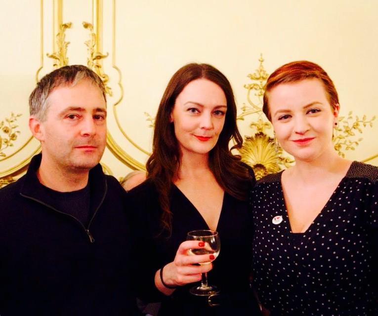 eibh_collins's tweet image. @HelBermingham @fitzpatrickalan &amp;amp; my self, acting like adults at the @IrelandEmbGB launching @irishfilmlondon 2014 :)