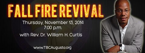 priscillagary's tweet image. Come in from the cold tonight, 7pm at @tbcaugusta @drcegjr . Get fired up as @pascurtis brings the Word! #FallFire