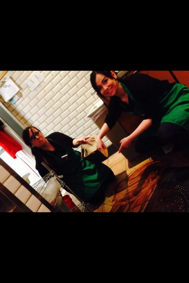 marlahillman's tweet photo. Cleaning up the Mochatastrophe #tobeapartner #thnxmam #aintnobodygottimeforthat http://t.co/6x5nnzpCHC