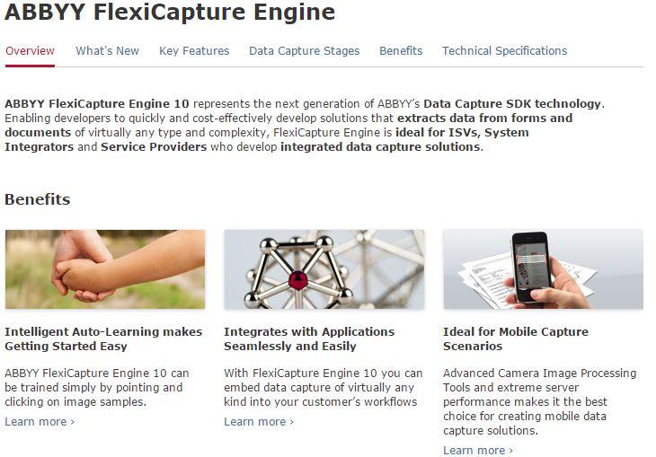 ABBYYsolutions's tweet photo. Learn more how ABBYY’s FlexiCapture Engine benefits developers:  http://t.co/E8weAaFLFZ http://t.co/rDhfUQKNgs