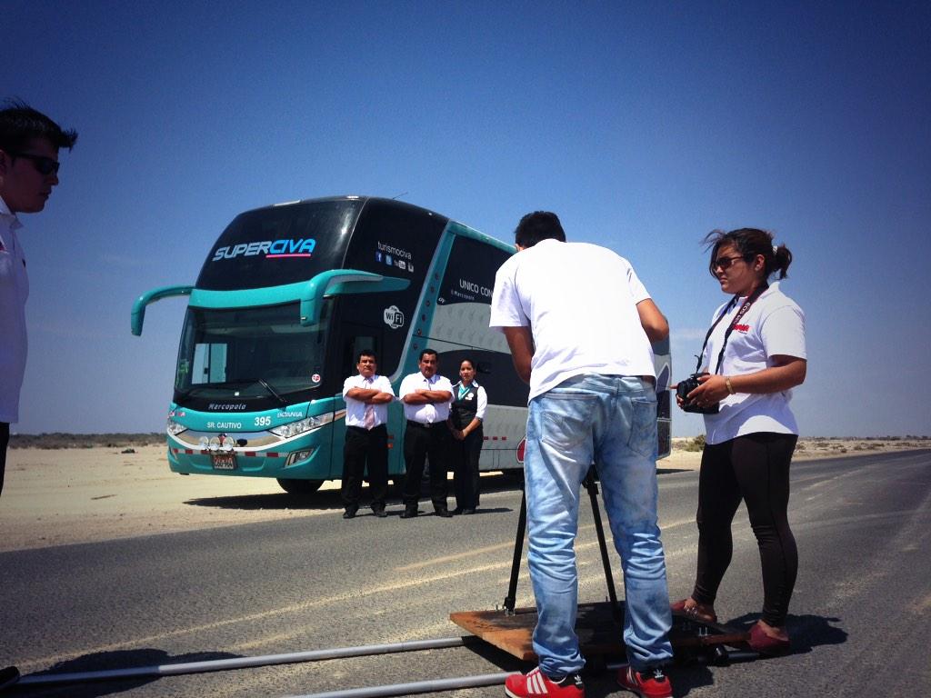 Primer día de grabación para #Civa en #piura