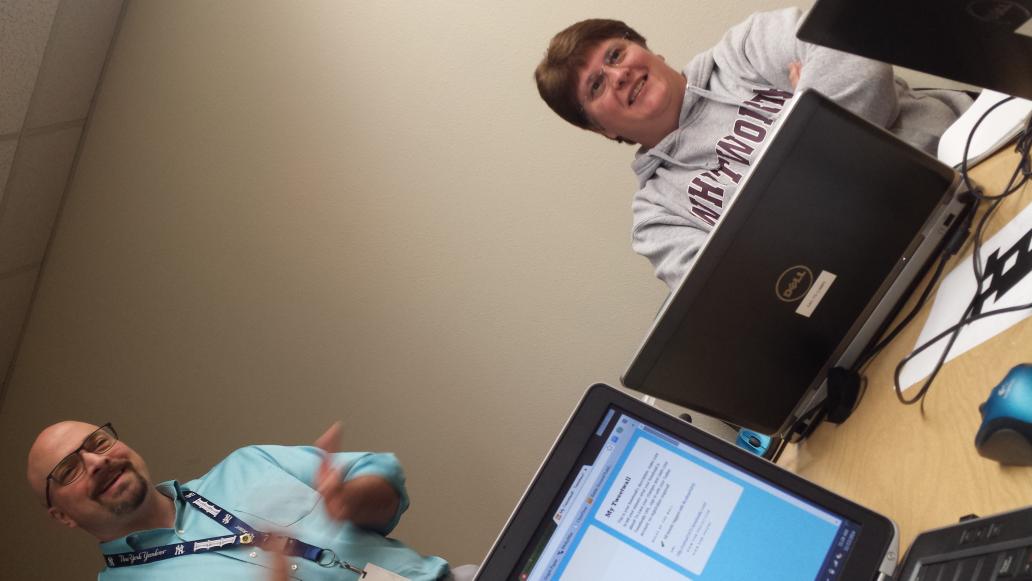 hvanvalkenburg's tweet photo. #cohort1415 Tammy just joined twitter. http://t.co/zHerOZcUST