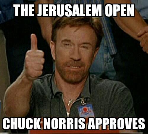 jerusalemopen's tweet image. All the approval we need! #tjo15