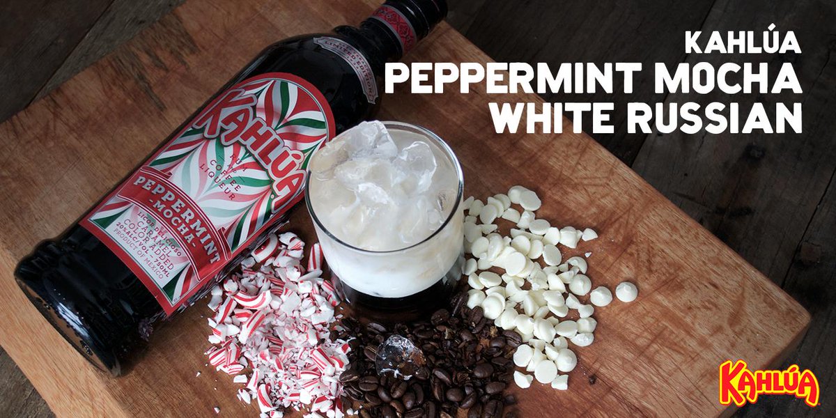 ValWilltt's tweet photo. “@hgdonnelly if I want a peppermint mocha latte then I'm gonna have one! #KahluaHoliday #KahluaWhiteRussian http://t.co/RkOA7iyRSp”