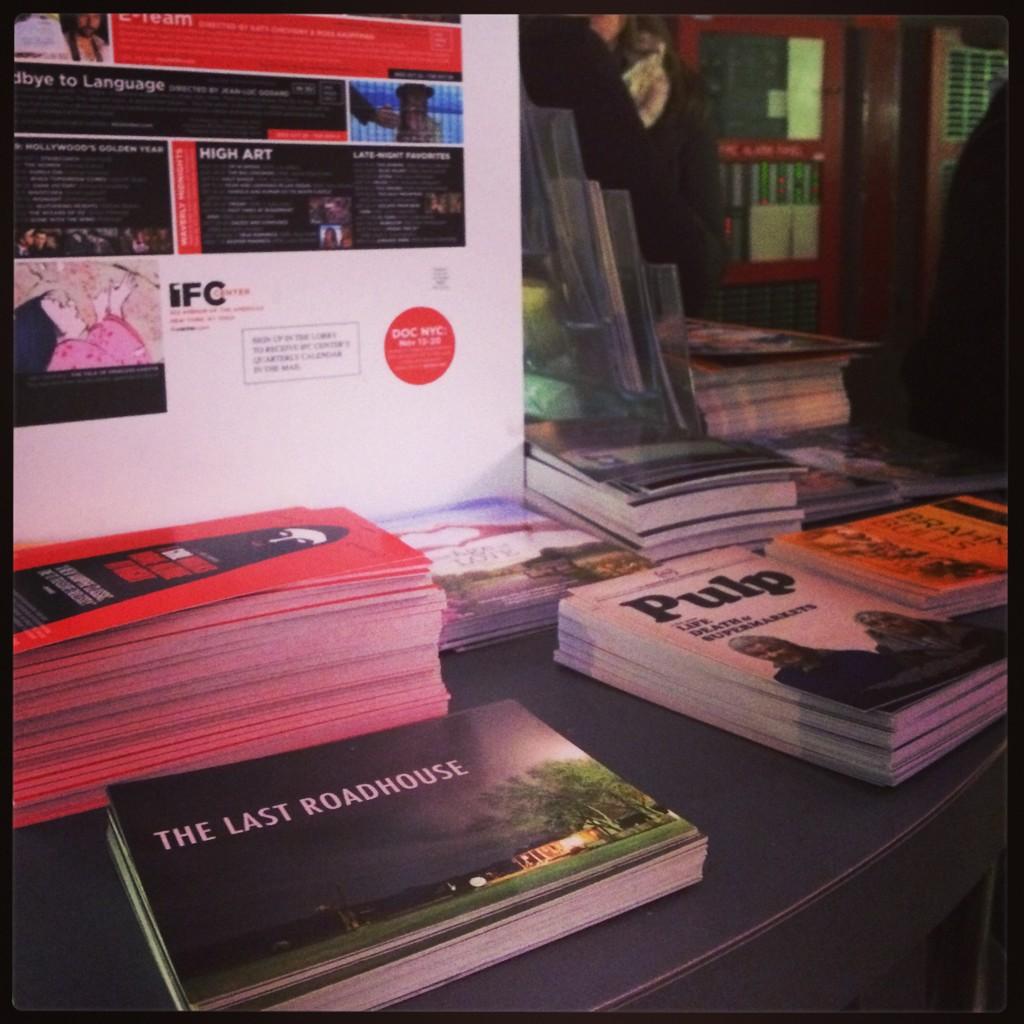 LastRoadhouse's tweet photo. We're busy learning at #DOCNYC this week &amp; next. Come by #IFC, grab a Last Roadhouse postcard, &amp; catch a great film! http://t.co/JLJumwu5d7
