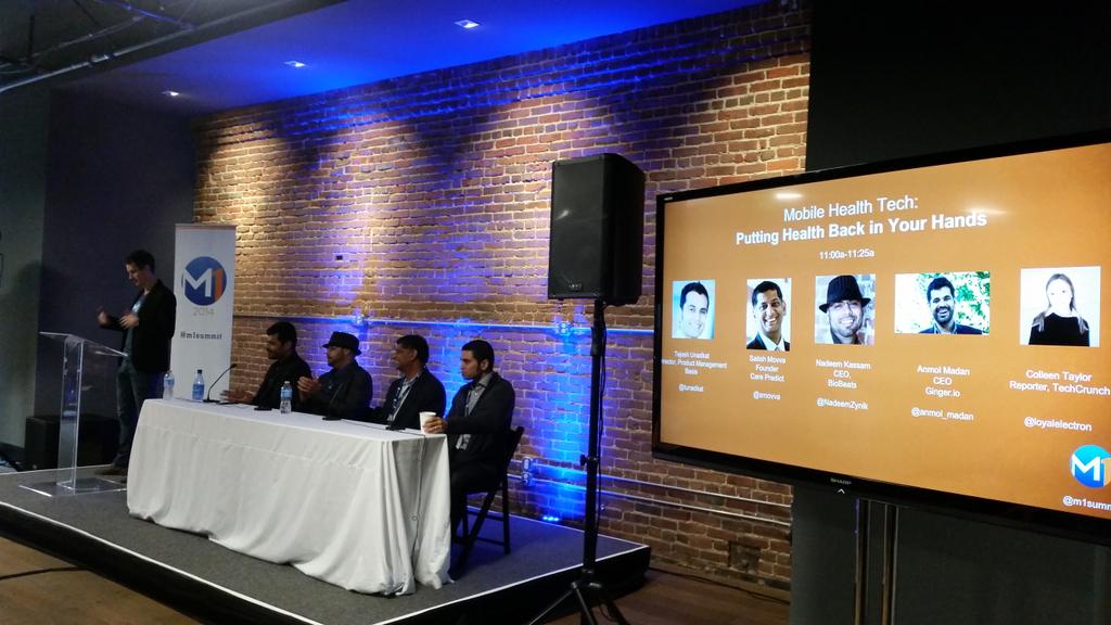All-star #mHealth lineup at <a href="/m1summit/">Mobile First Summit</a> with <a href="/tunadkat/">Tej Unadkat</a> <a href="/smovva/">Satish Movva</a> <a href="/anmol_madan/">Anmol Madan</a> <a href="/NadeemZynik/">Nadeem Kassam</a>