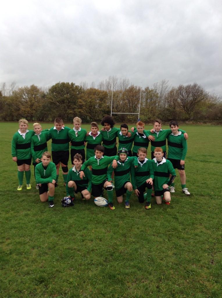 Well done to the year 8 <a href="/BedfordPE/">Bedford High PE </a> rugby league team beating Saint Peter and Paul (widnes) 18-6 in the NWC! <a href="/BHSRL/">BedfordHighSchoolRL</a>