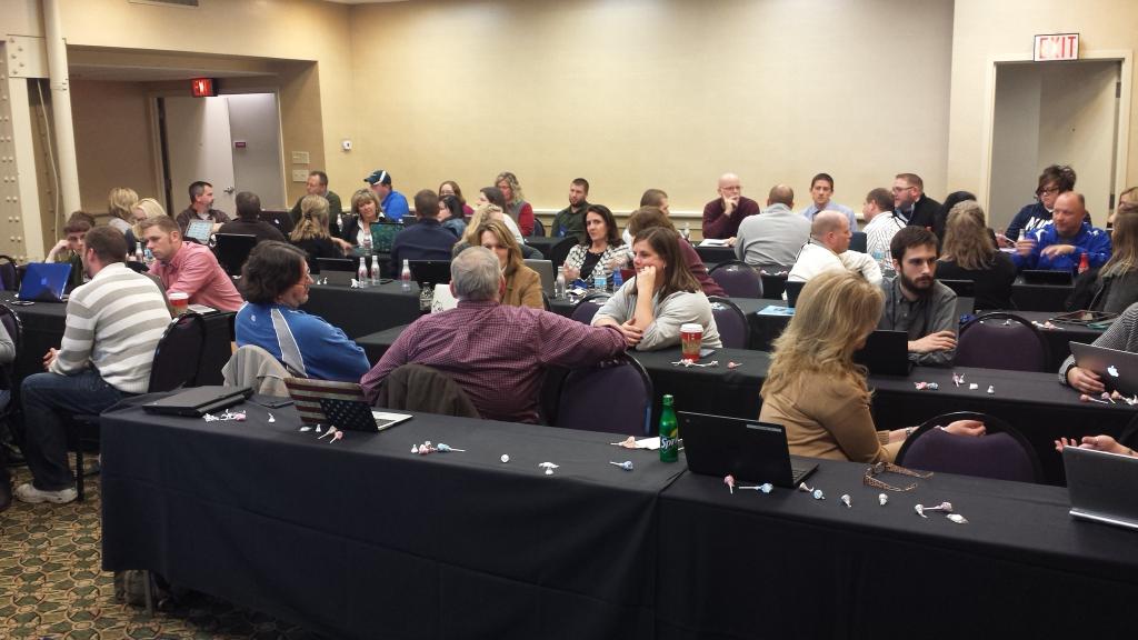 _nathandavidson's tweet photo. Full house at #HECC14 workshop on #BestTechPD. The conversation has just begun! http://t.co/ogz4qIpCDb