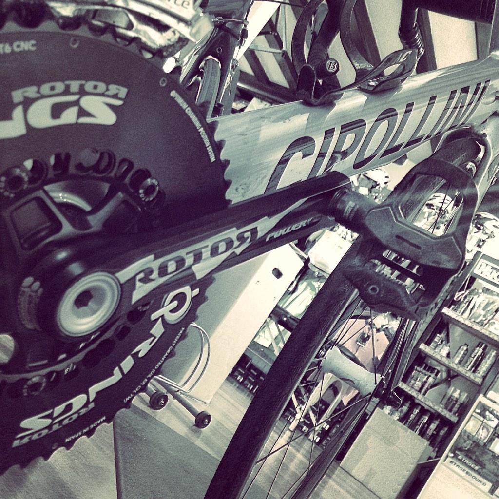 Tandy20Plumer's tweet photo. Everyone loves a bit of power! @Pedallinggear @ROTOR_bike #cycling #powerlt #MCipollini #MCipolliniAddicted #bike http://t.co/RgxzVZlscZ