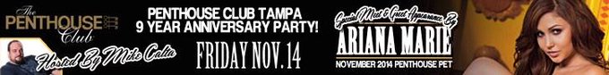 Penthouse Meet &amp; Greet in Tampa this Friday Nov 14th @Penthouse ArianaMariexxx http://t.co/pzBiQfPWr<a href="/tag/porn"class="tags"><span>#porn</span></a><a href="/tag/starlet"class="tags"><span>#starlet</span></a><a href="/tag/sylvaria"class="tags"><span>#sylvaria</span></a>