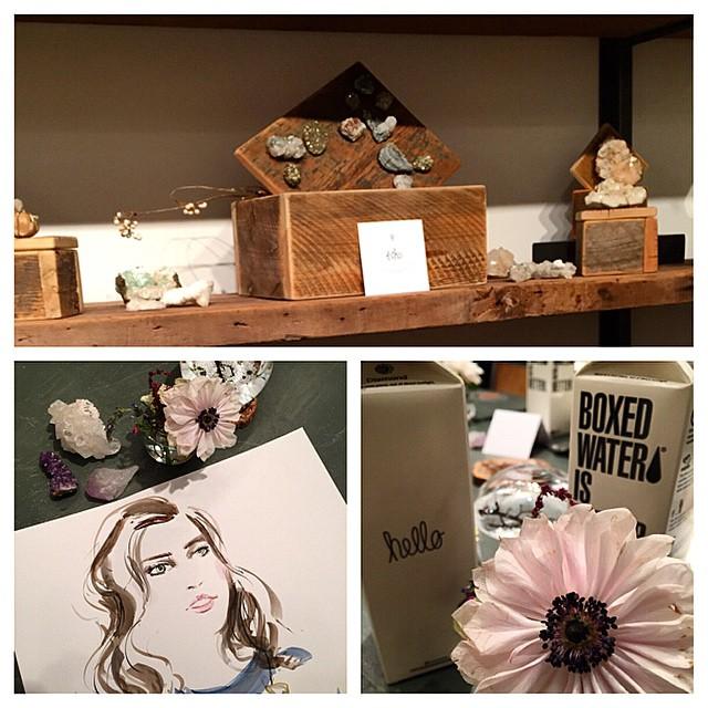 boxedwater's tweet photo. Thanks to our new friend @MJMjewelry for inviting us to be part of her #echoecostyle launch at @TheStyleLine http://t.co/oJmtuhY8be