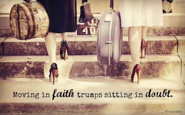 Truth4Her's tweet image. Are you moving, sister? #moveinfaith #doubtisaliar #nodoubt #dontdoubt #faith #keepthefaith #truth #getmoving #move