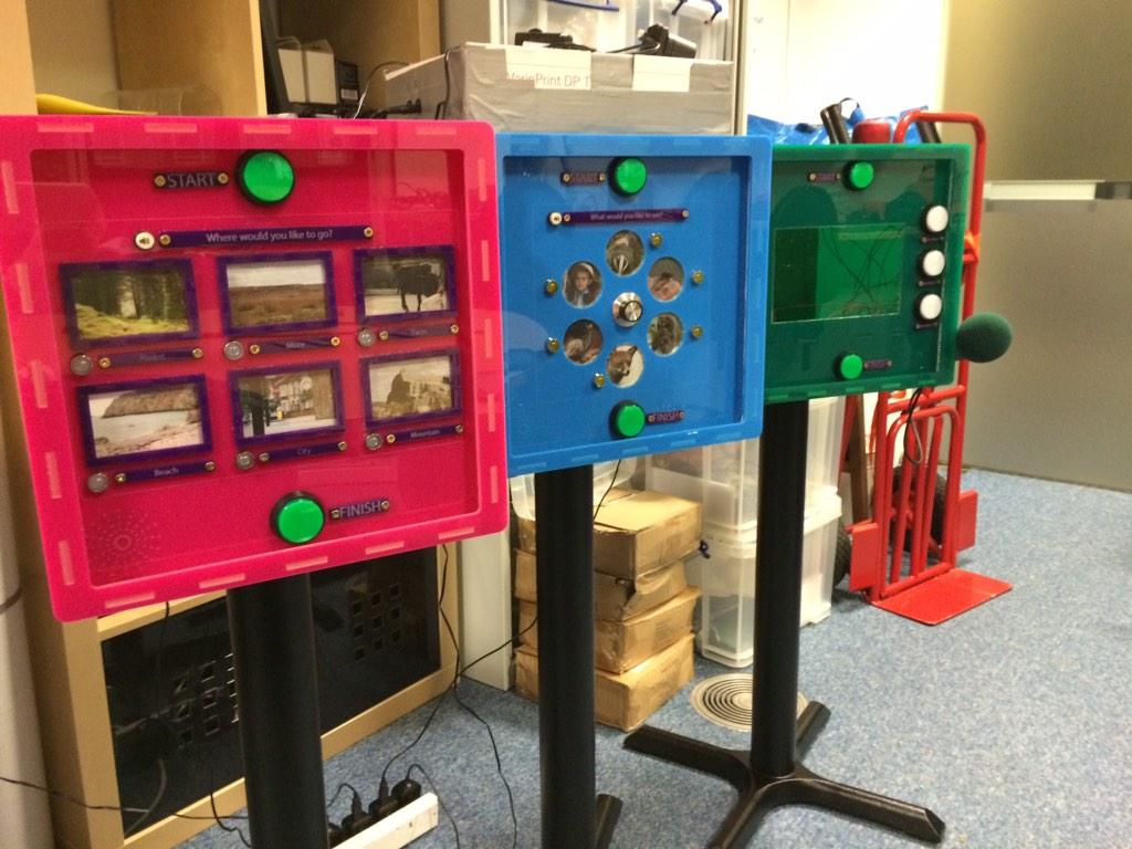 sarah_gallacher's tweet photo. Little interactive boxes, so cute :) Ready for their trial at the Young Vic on Saturday! http://t.co/rox42ySXIq