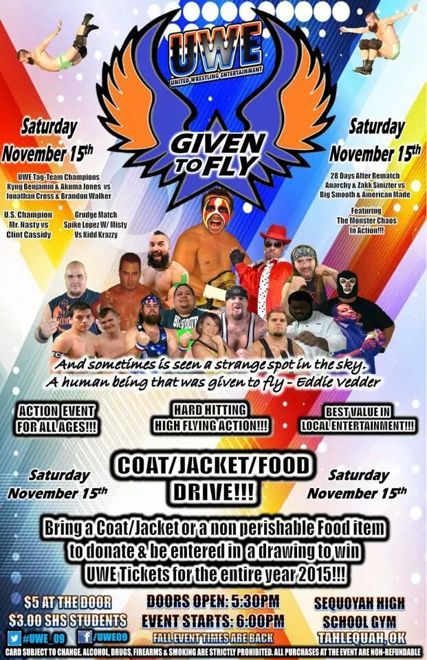 UWE_09's tweet photo. This Saturday in Tahlequah,OK 
#giventofly http://t.co/gxrtLwbOzl