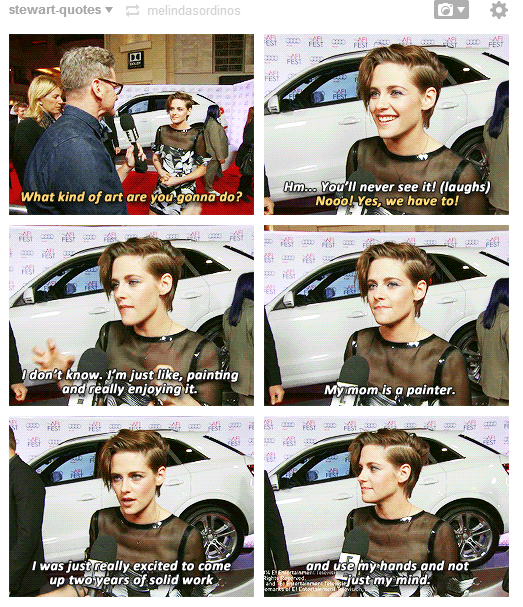 StewartQuotes's tweet photo. [On her paintings] "You'll never see it!" 
Gifs: http://t.co/VOCK7A5ZNi http://t.co/YY7cQLAMGc