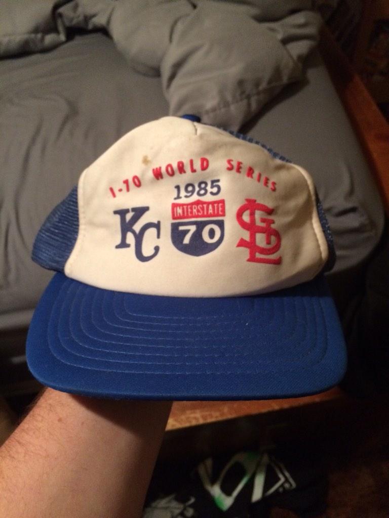 royals 1985 world series hat