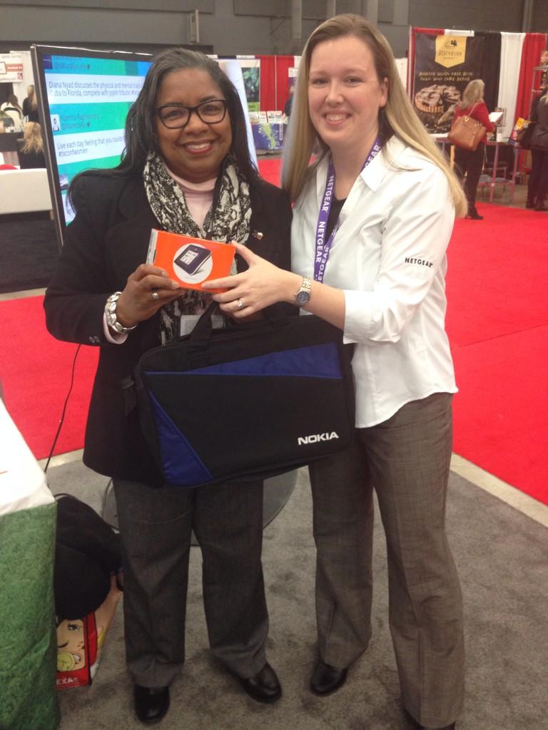 ATTChristie's tweet photo. Evelyn Baker just won herself a Unite Pro Wi-Fi hotspot! Who wants to win the last one? #txconfwomen http://t.co/KBmH7xadrA