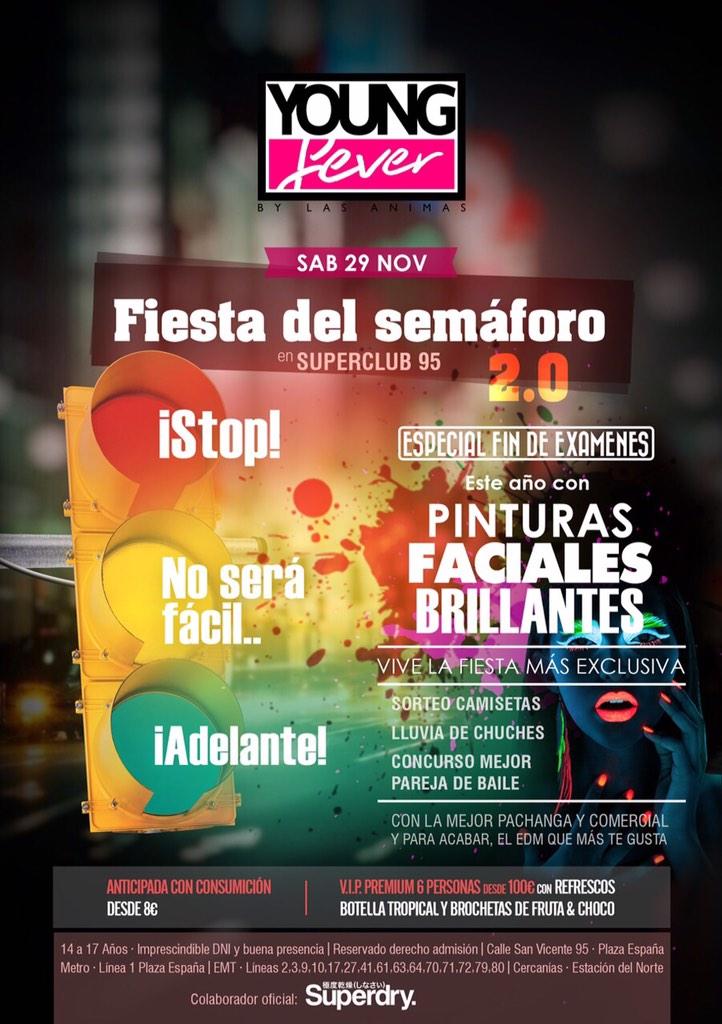 YoungFeverVal's tweet image. ¡Llega la fiesta del SEMAFORO a Young Fever! Si quieres descuento en tu entrada envíanos un MD.