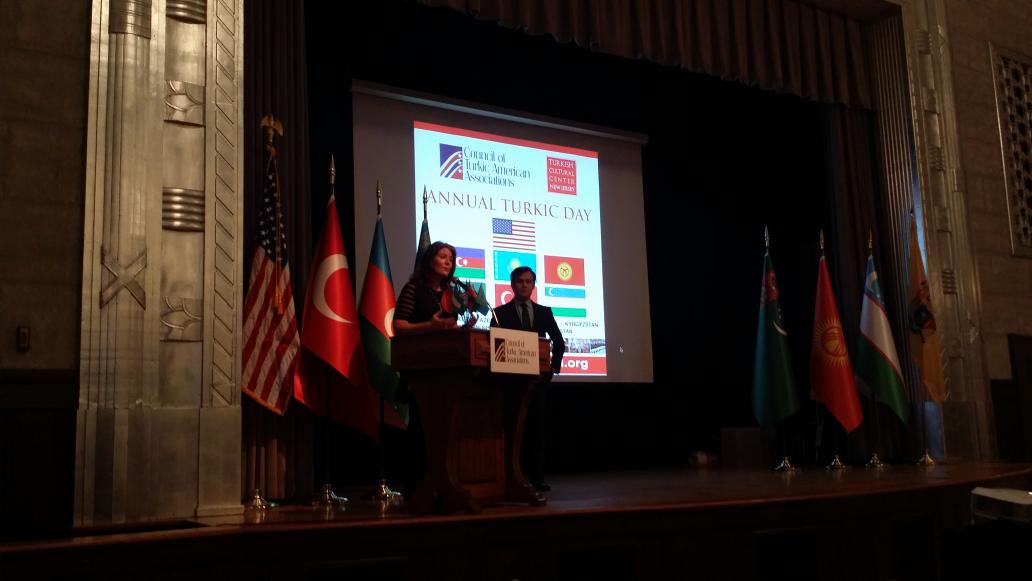 TCCNJ's tweet photo. Assemblywoman 
#Holly Schepisi gives speech at #Turkic Day. http://t.co/GIO0Po2eVf